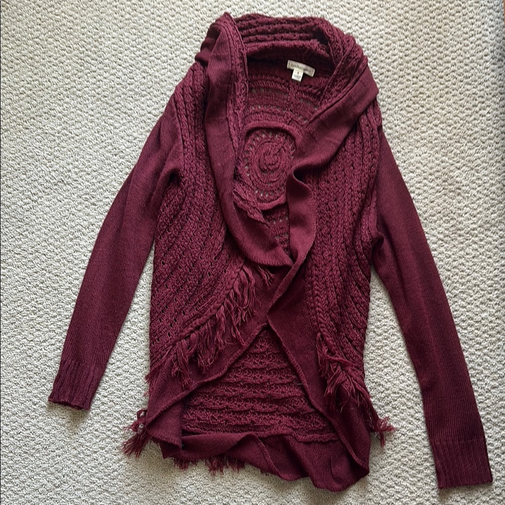 Women's Burgundy Sweater